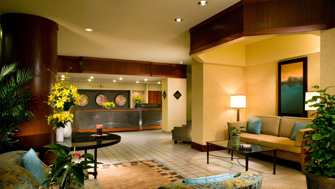 Hotel lobby