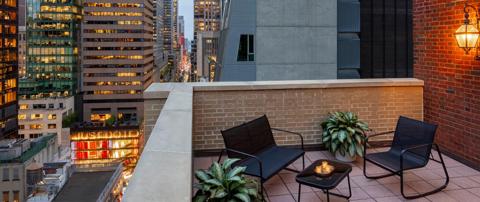 new york exterior pation view