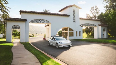 Gate house at La Costa