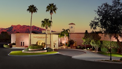 Exterior of hotel